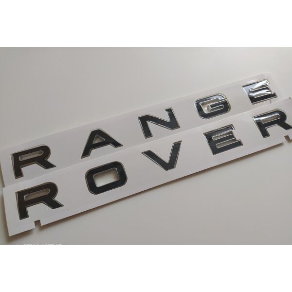 

Напис Range Rover Букви Рендж Ровер Чорний глянець Lr062324