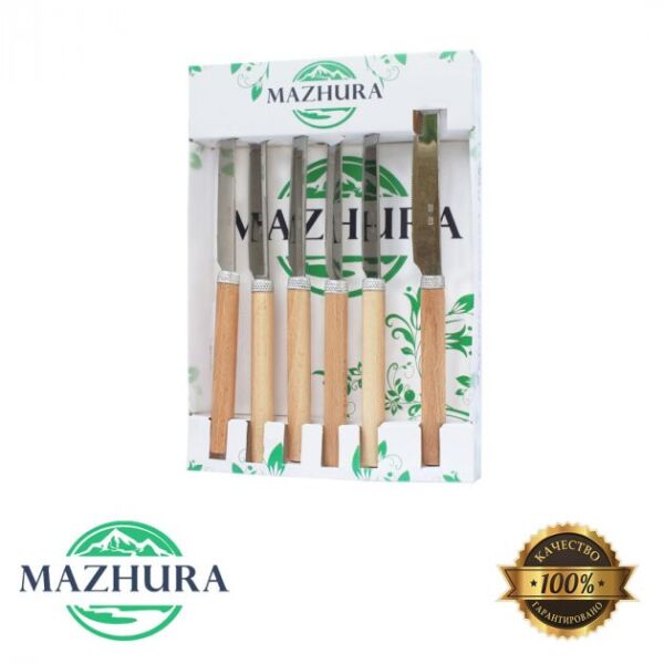 

Набор ножей 6 приборов Beech wood mz505669 MAZHURA