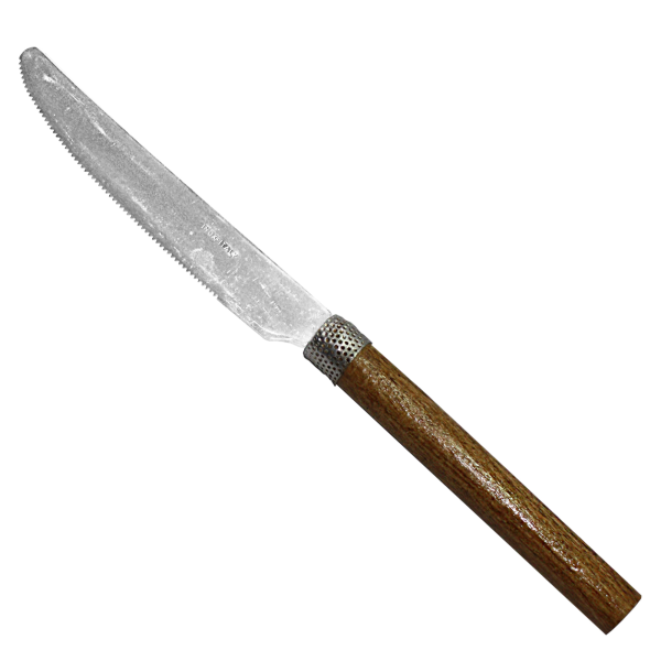 

Нож столовий Wood walnut 18/10 22,5 см 1mm mz462214 MAZHURA