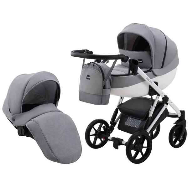 

Коляска 2 в 1 Bair Next White Soft серый 625550