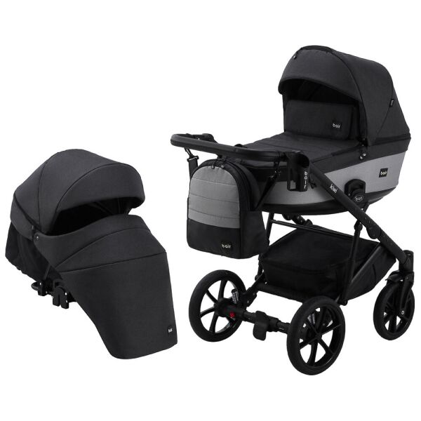 

Коляска 2 в 1 Bair Kiwi Soft BKS-00/22 черный 625507