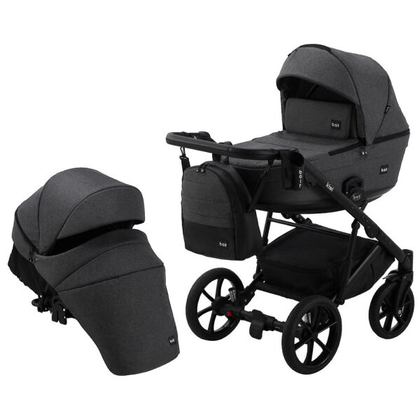 

Коляска 2 в 1 Bair Kiwi Soft BKS-219 черный 625508
