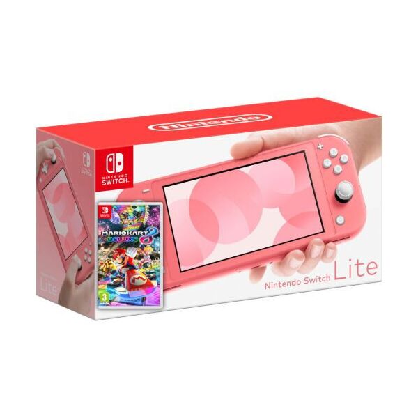 

Nintendo Switch Lite Coral + Игра Mario Kart 8 Deluxe (русская версия)