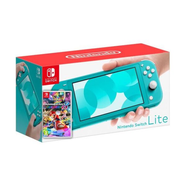 

Nintendo Switch Lite Turquoise + Игра Mario Kart 8 Deluxe (русская версия)