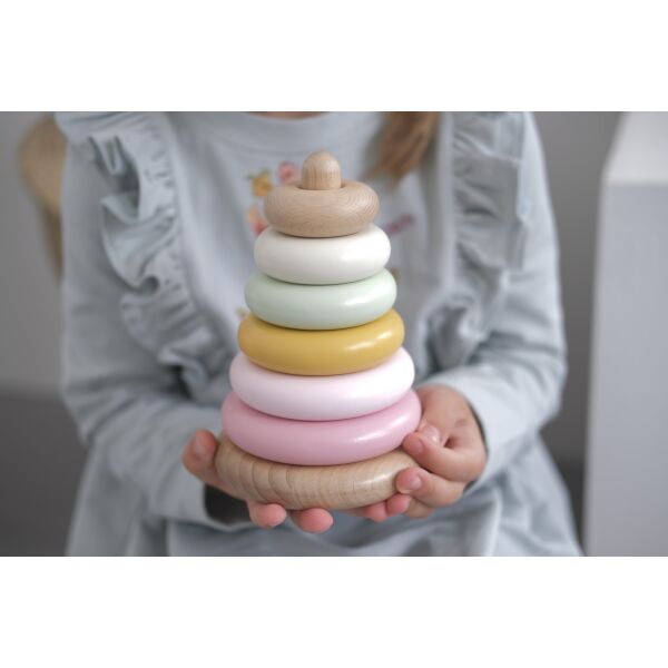 

Деревянная пирамида Just Kids Fancy pink (10069)