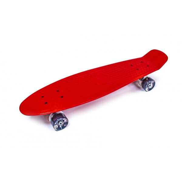 

Пенни борд (Penny Board) Nickel 27" со светящимися колесами, Красный