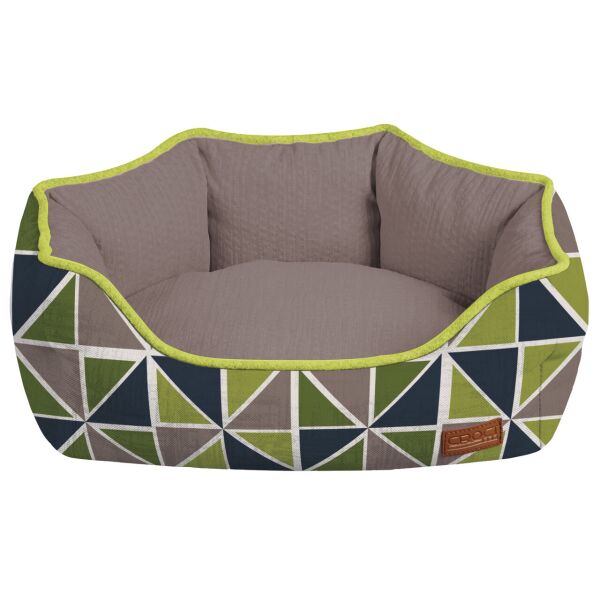 

Лежанка для собак Croci COZY RAY 75*60*20 см (серо-зеленая)