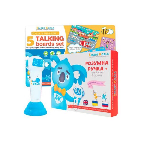 

Интерактивная игрушка Smart Koala Стартовый набор + Борд интерактивный Smart Koala 5 в 1 (SKS05IN1)
