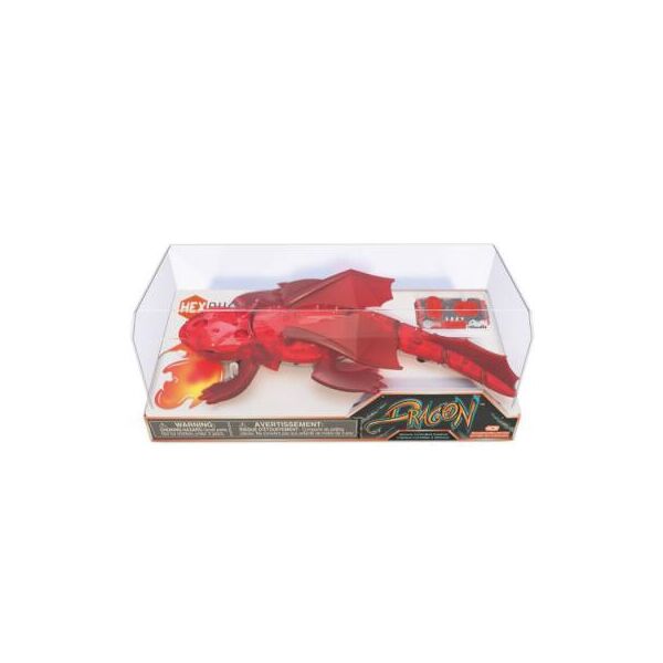 

Интерактивная игрушка HEXBUG Нано-робот Dragon Single на ИК управлении, красный (409-6847 red)