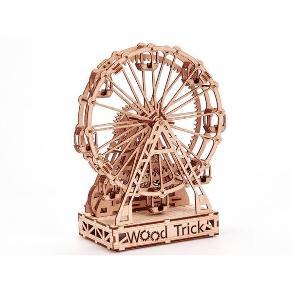 

Конструктор деревянный Механическое колесо обозрения 3D. Wood trick пазл.
