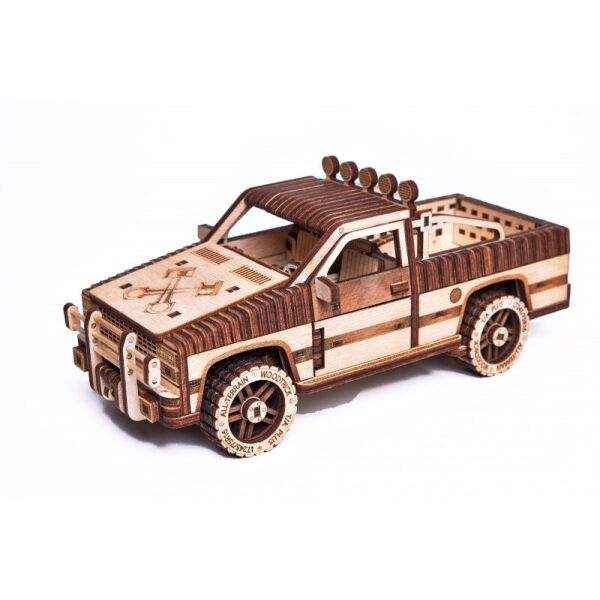 

Конструктор деревянный Пикап WT-1500. Wood trick пазл.