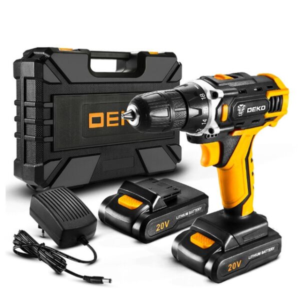 

Шуруповерт DEKO SHARKER 20V (1 БАТАРЕЯ)