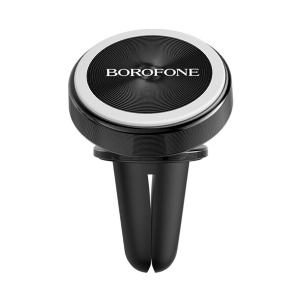 

Тримач Borofone Platinum metal magnetic in-car holder for air outlet Black Black (BH6B)