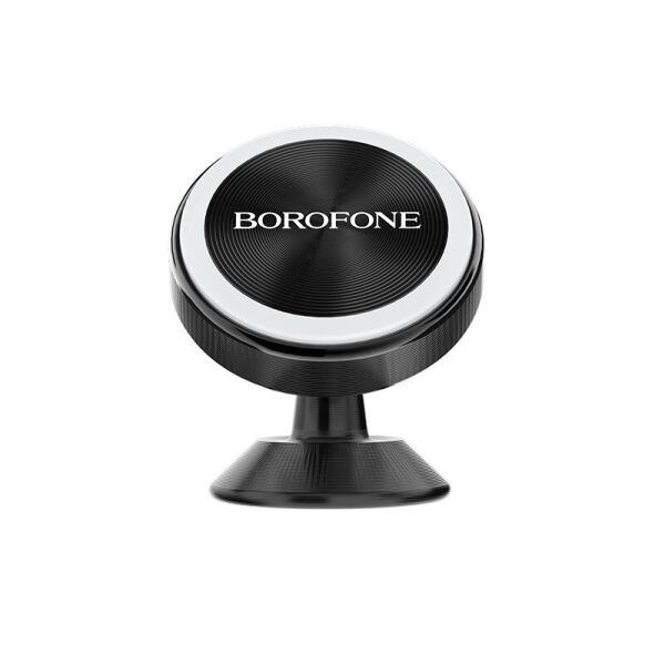 

Тримач Borofone Platinum metal magnetic in-car holder for dashboard Black Black (BH5B)