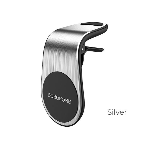 

Тримач Borofone Air outlet magnetic in-car holder Silver Silver (BH10S)