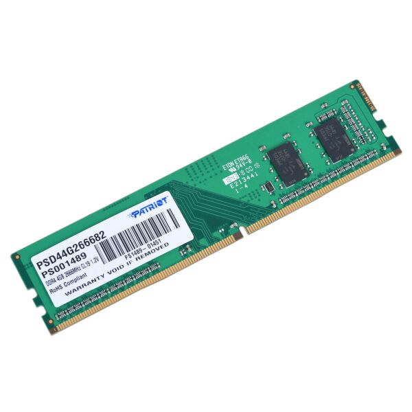 Акція на Оперативна пам'ять Patriot DDR4 SL 4GB 2666 MHz CL19 DIMM 1 (PSD44G266682) від Allo UA