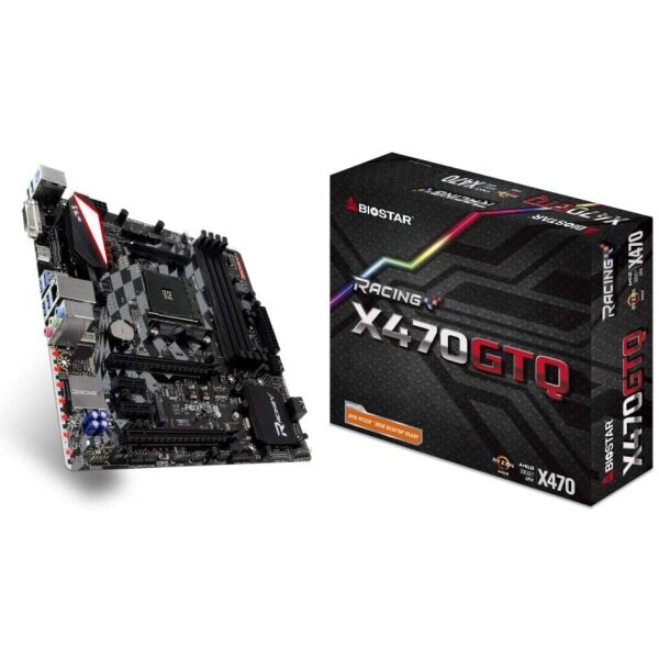 

Материнська плата Biostar Socket AM4 AMD X470 MicroATX 1 x PCI-E 2.x x16 (x1) 1 x PCI-E 3.0 x16 2 x DDR4 DIMM; Кількість каналів 2 24-pin 8-pin (X470GTQ)
