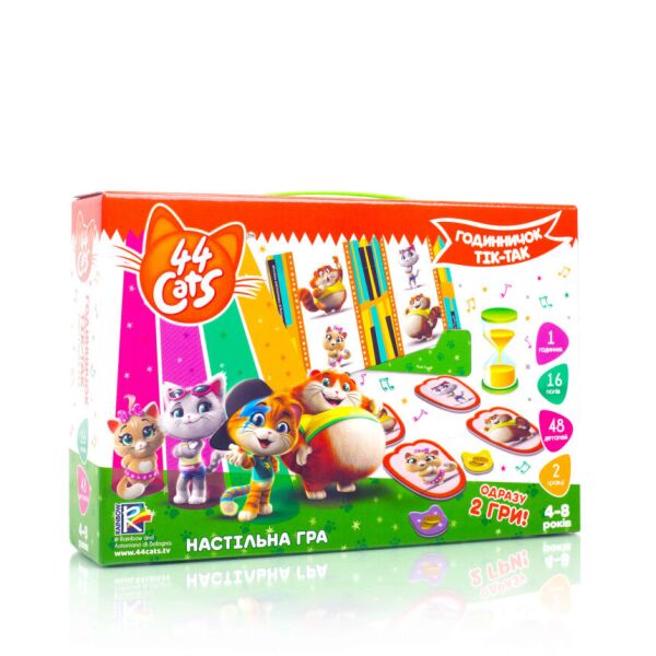 

Гра настільна VLADI TOYS 44 Коти Годинничок тік-так VT8055-26 (4820195058794)