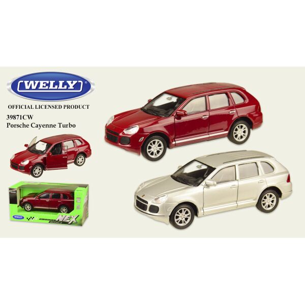 

Машина інерційна PORSCHE CAYENNE TURBO WELLY 39871CW (2000903588207)