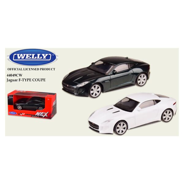

Машина инерционная JAGUAR F-TYPE COUPE WELLY 44049CW (2000903588238)