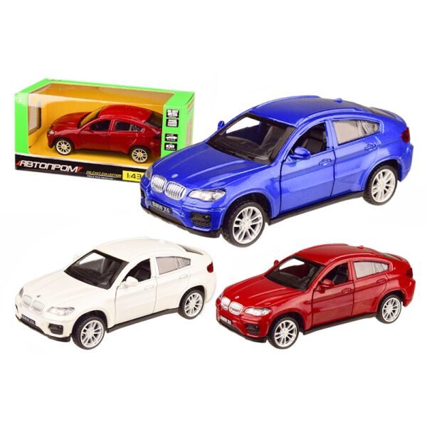 

Машина инерционная BMW X6 в ассортименте АВТОПРОМ 4306 (2000903555759)