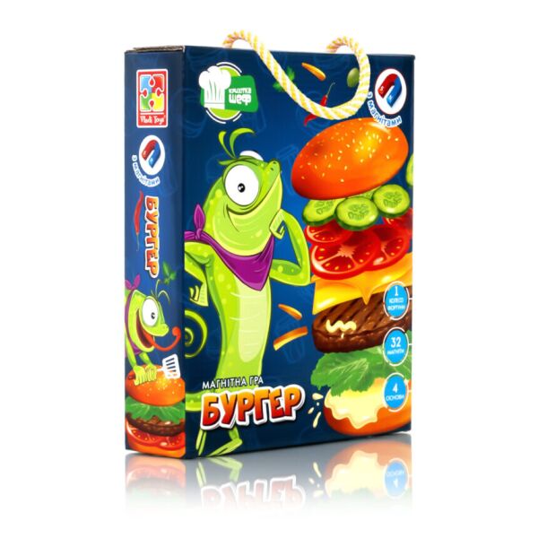 

Магнітна гра VLADI TOYS Бургер VT2310-06 (4820195059623)