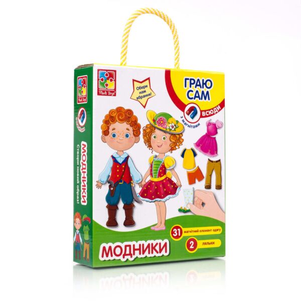 

Магнітна гра-одягалка VLADI TOYS Модники VT3702-06 (4820195050910)