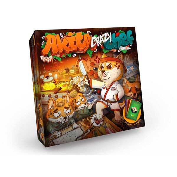 

Настільна гра "Akita Crazy Chef" G-ACC-01-01 (2000904248544)