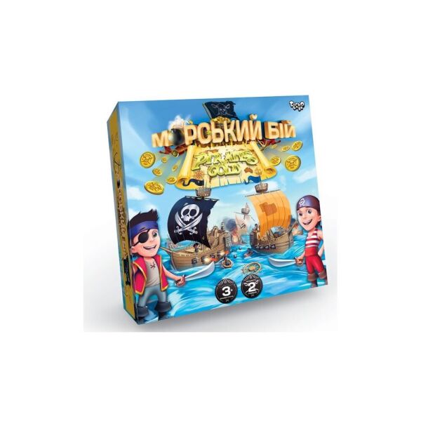 

Настільна розважальна гра "Морський бій. Pirates Gold" G-MB-03U (2000904248650)