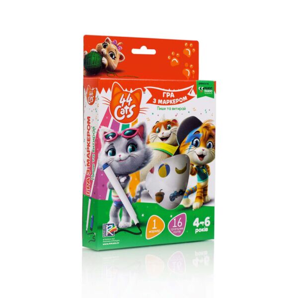 

Гра з маркером VLADI TOYS 44 Коти 4-6 років VT5010-16 (4820195058305)