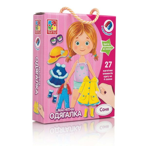 

Магнітна одягалка VLADI TOYS Соня VT3702-07 (2400480988016)