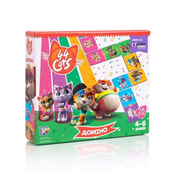 

Гра настільна VLADI TOYS Доміно 44 Коти VT8055-14 (4820195058220)