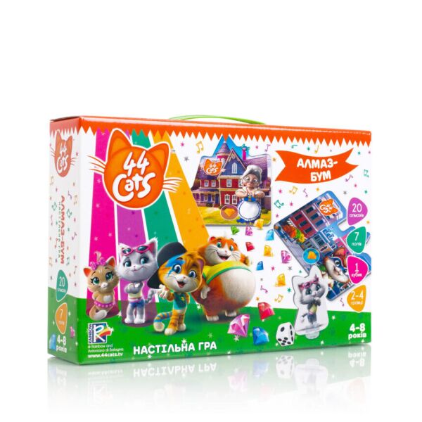 

Гра настільна VLADI TOYS 44 Коти Алмаз-Бум VT8055-15 (4820195058411)