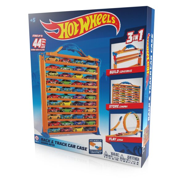 

Ігровий гараж з доріжками для зберігання машинок Hot Wheels HWCC9 (4893825028917)