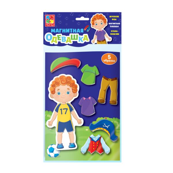 

Магнітна гра VLADI TOYS Хлопчик VT3204-19 (4820195059517)