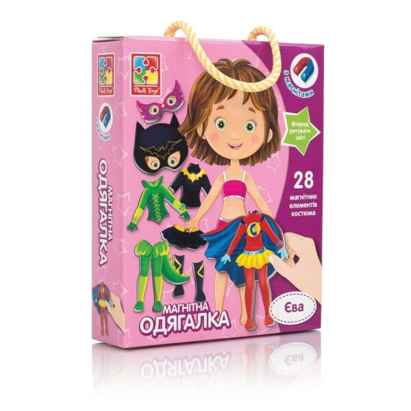 

Гра настільна Магнітна одягалка VLADI TOYS Єва VT3702-08 (2000902415856)
