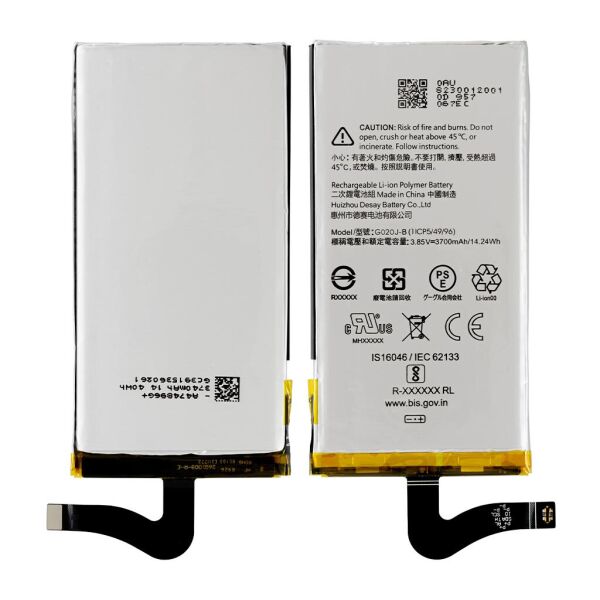 

Аккумулятор Google Pixel 4 XL, G020J-B, (3700 mAh), Original PRC