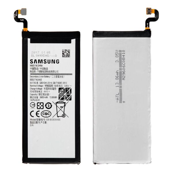 

Аккумулятор Samsung G935 Galaxy S7 Edge, EB-BG935ABE, (3600 mAh), High Copy