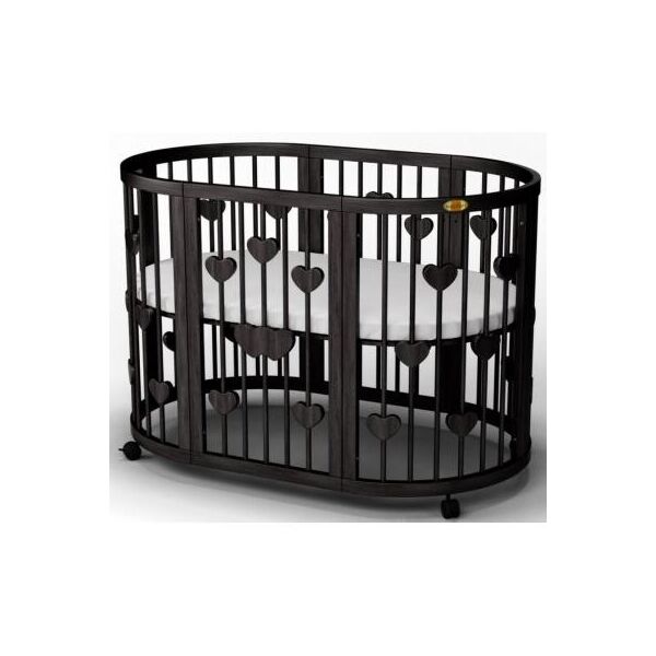 

Кроватка Ingvart SMART BED OVAL с сердечками, венге (2341401)