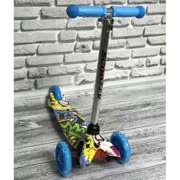 

Самокат детский Scooter Mini 3 колёса голубой (148896461) Blue