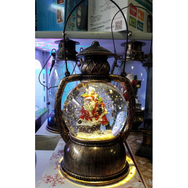 

Настольная лампа Шар со снегом новогодний декор (07647312)