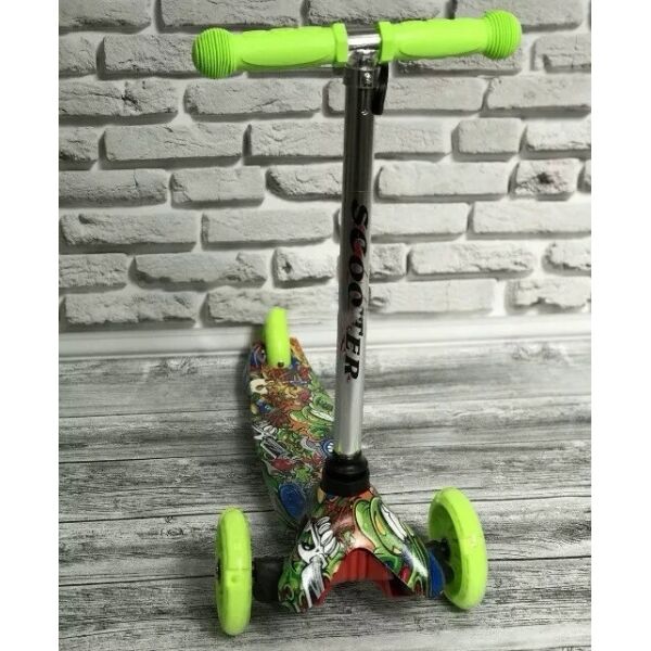 

Самокат детский Scooter Mini 3 колёса зелёный (148896459) Green