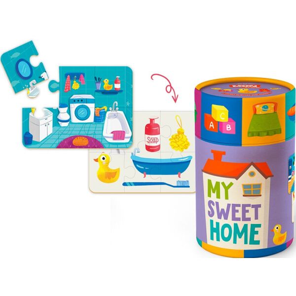 

Настільна розвивальна гра-пазл для дітей "Мій дім" в тубусі від 2-ох років (874784378)