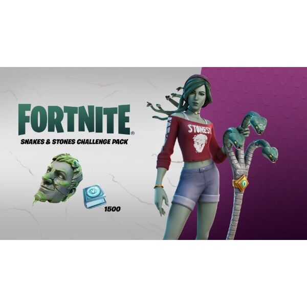 

Подарочная карта Fortnite - Snakes & Stones Challenge Pack ( набор испытаний «Каменный взор») для Xbox One/Series