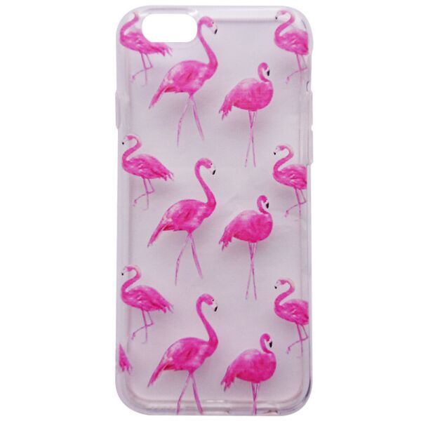 

TPU чехол Epic Print Transparent 2,0mm для iPhone 6s (4.7'') (Фламинго) (100079744)