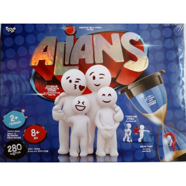 

Настільна гра на час в слова «Alians» (Danko Toys)