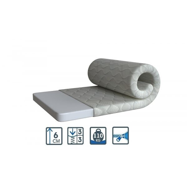 

Матрас Top Reve / Топ Rive 120 x 200 Средне-жесткий высотой 6 см Беспружинный