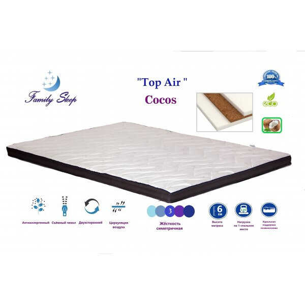 

Матрас на диван TOP Air Cocos / Топ Айр Кокос 115 x 190