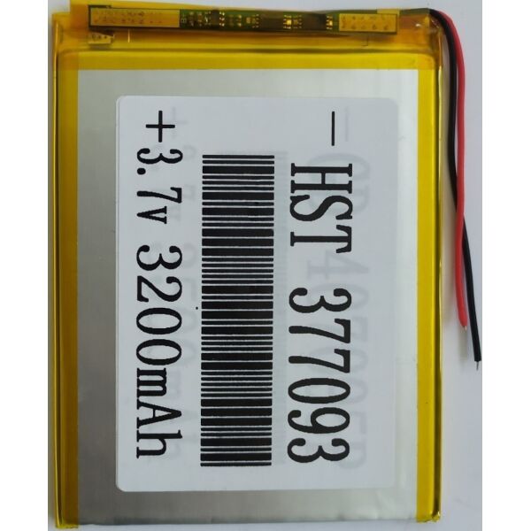 

Аккумулятор литий-полимерный HST 377093 3200 mAh универсальный