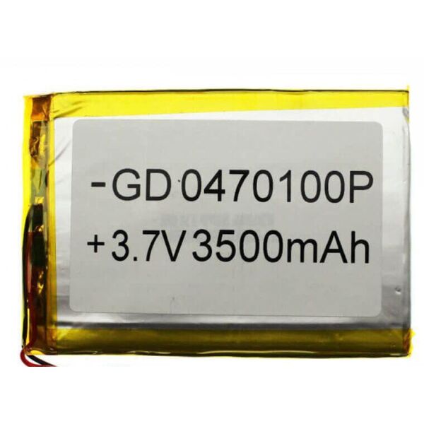 

Аккумулятор литий-полимерный GD 0470100P 3500 mAh универсальный